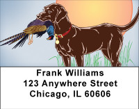 Game Bird Hunting Address Labels | LBBBH-13