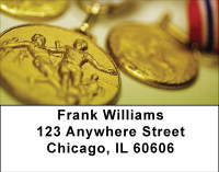 Gold Medal Efforts Address Labels | LBBBH-21