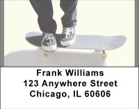 Skateboard Sanity Address Labels | LBBBH-27