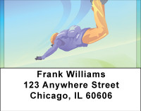 Skydiving Dreams Address Labels | LBBBH-29
