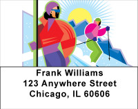 On The Slopes Address Labels | LBBBH-32