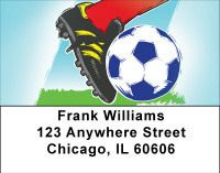 Soccer Daze Address Labels | LBBBH-33