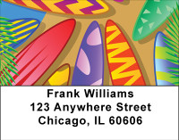 Crazy Surfboards Address Labels | LBBBH-35