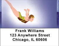 Take The Plunge Address Labels | LBBBH-37