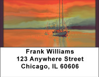 Sails In The Sunset Address Labels | LBBBH-51