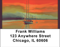 Sails In The Sunset Address Labels | LBBBH-51