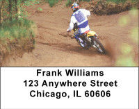 Dare Devils On Dirt Address Labels | LBBBH-60