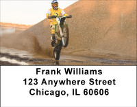 Dare Devils On Dirt Address Labels | LBBBH-60
