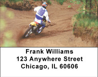 Dare Devils On Dirt Address Labels | LBBBH-60