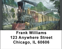 America By Train Address Labels | LBBBH-68
