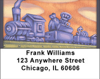 Fun On The Rails Address Labels | LBBBH-69