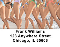 Beach Legs Address Labels | LBBBH-81