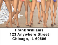 Beach Legs Address Labels | LBBBH-81