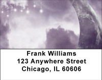 Fantasy Fairy Moons In Blue Address Labels | LBBBH-83