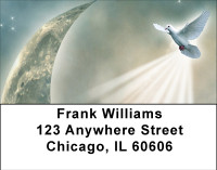 Fantasy Fairy Moons In Blue Address Labels | LBBBH-83