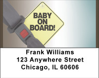 Baby On Board Address Labels | LBBBH-86