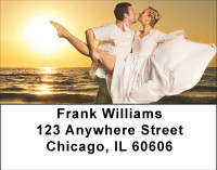 Romantic Beach Ballet Address Labels | LBBBH-93