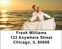 Romantic Beach Ballet Address Labels | LBBBH-93