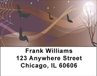 Vampire Bats Spooky Nights Address Labels | LBBBI-03