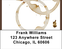 Coffee Stains Address Labels | LBBBI-04
