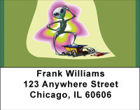 Alien Confusion Address Labels | LBBBI-08