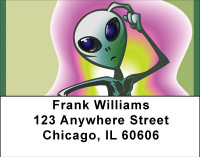 Alien Confusion Address Labels | LBBBI-08
