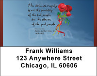 Martin Luther King Tribute Address Labels | LBBBI-12