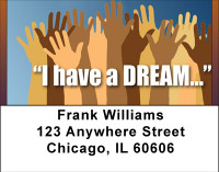 Martin Luther King Tribute Address Labels | LBBBI-12