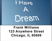 Martin Luther King Tribute Address Labels | LBBBI-12