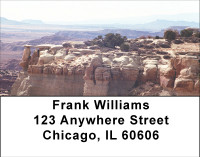 Antiqued Utah Desert Address Labels | LBBBI-13