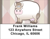 Artsy Cows Address Labels | LBBBI-18