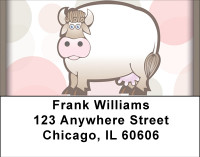 Artsy Cows Address Labels | LBBBI-18