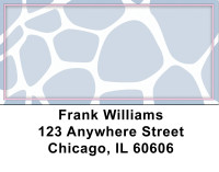Soft Animal Prints Address Labels | LBBCE-73