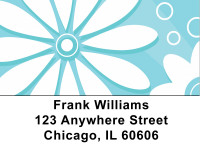 Daisy Blues Address Labels | LBBCE-75