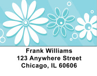 Daisy Blues Address Labels | LBBCE-75