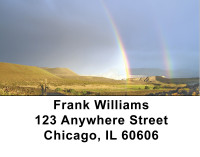 Rainbows On The Plains Address Labels | LBBCE-80
