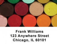 Crayons Checks Address Labels | LBEDU-01