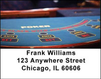 Poker Address Labels | LBGME-01
