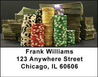 Poker Address Labels | LBGME-01