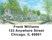 Amusement Park Scenes Address Labels | LBLBC-04