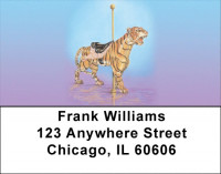 Carousel Animals Address Labels | LBLBC-05