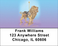 Carousel Animals Address Labels | LBLBC-05