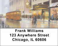 Warm Glow of Pittsburgh Address Labels | LBLBC-08