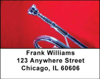 Trumpets Address Labels | LBMUS-03