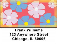 Flower Power Address Labels | LBNAT-09