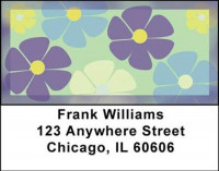 Flower Power Address Labels | LBNAT-09