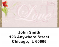 Live, Laugh, Love Address Labels | LBNAT-10