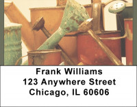 Vintage Watering Cans Address Labels | LBQBA-04