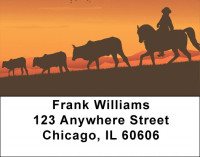 Working Cowboys Address Labels | LBQBA-11