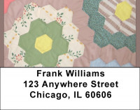 Vintage Quilt Address Labels | LBQBA-17